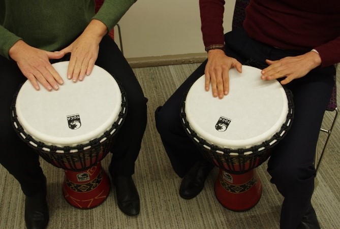 Drumming At North Beach